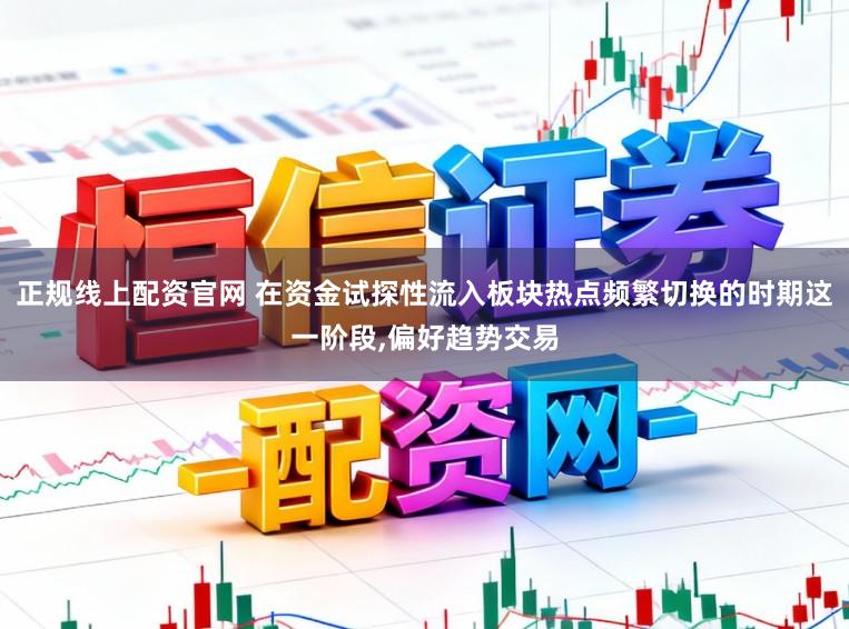 正规线上配资官网 在资金试探性流入板块热点频繁切换的时期这一阶段,偏好趋势交易